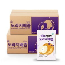 예진원 국내산 도라지배즙, 80ml, 100포