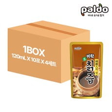 팔도 비락 생 칡즙 120ml x 40포 국내산 야생 생칡 파우치