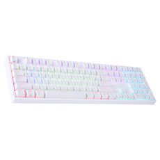 앱코 HACKER PBT RGB 무접점 유선키보드 55g, KN10, 화이트