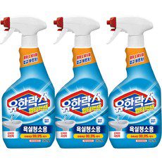 유한락스 멀티액션 욕실청소용 세정제, 510ml, 3개