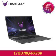 LG전자 울트라기어 17UD70Q-PX70K (i7-1260P NVMe 256GB 8GB RTX 3050 Ti), Free DOS, 코어i7, 다크실버